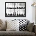 Tablou decorativ, Eiffel Tower 5 (35 x 45), Polistiren, Multicolor