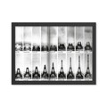 Tablou decorativ, Eiffel Tower 5 (35 x 45), Polistiren, Multicolor