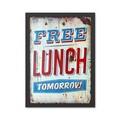 Tablou decorativ, Free Lunch (35 x 45), Polistiren, Multicolor