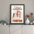 Tablou decorativ, Funfair (35 x 45), Polistiren, Multicolor