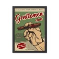 Tablou decorativ, Gentlemen Club 2 (35 x 45), Polistiren, Multicolor