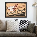 Tablou decorativ, Good Food (35 x 45), Polistiren, Multicolor
