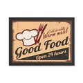 Tablou decorativ, Good Food (35 x 45), Polistiren, Multicolor