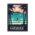 Tablou decorativ, Hawaii 2 (35 x 45), Polistiren, Multicolor
