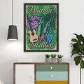 Tablou decorativ, Hawaii 3 (35 x 45), Polistiren, Multicolor