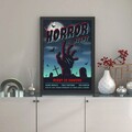 Tablou decorativ, Horror Night (35 x 45), Polistiren, Multicolor