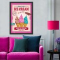Tablou decorativ, Ice Cream (35 x 45), Polistiren, Multicolor