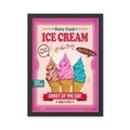 Tablou decorativ, Ice Cream (35 x 45), Polistiren, Multicolor