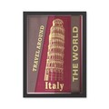 Tablou decorativ, Italy 2 (35 x 45), Polistiren, Multicolor