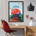 Tablou decorativ, Japan (35 x 45), Polistiren, Multicolor