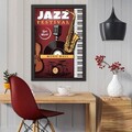 Tablou decorativ, Jazz Festival (35 x 45), Polistiren, Multicolor
