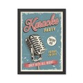 Tablou decorativ, Karaoke Party (35 x 45), Polistiren, Multicolor