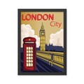 Tablou decorativ, London City (35 x 45), Polistiren, Multicolor