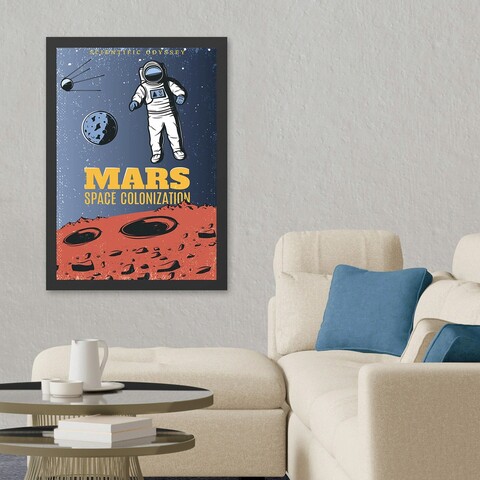 Tablou decorativ, Mars (35 x 45), Polistiren, Multicolor
