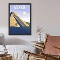 Tablou decorativ, Mexico (35 x 45), Polistiren, Multicolor