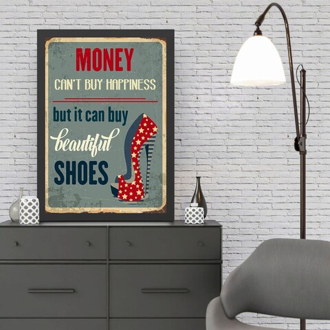 Tablou decorativ, Money (35 x 45), Polistiren, Multicolor