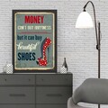 Tablou decorativ, Money (35 x 45), Polistiren, Multicolor