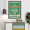 Tablou decorativ, Motor Oil (35 x 45), Polistiren, Multicolor