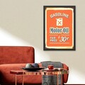 Tablou decorativ, Motor Oil 2 (35 x 45), Polistiren, Multicolor