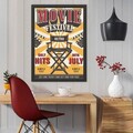 Tablou decorativ, Movie Festival (35 x 45), Polistiren, Multicolor