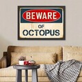Tablou decorativ, Octupus (35 x 45), Polistiren, Multicolor