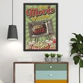 Tablou decorativ, Retro Movie Collection 2 (35 x 45), Polistiren, Multicolor