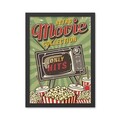 Tablou decorativ, Retro Movie Collection 2 (35 x 45), Polistiren, Multicolor