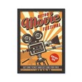 Tablou decorativ, Retro Movie Festival (35 x 45), Polistiren, Multicolor