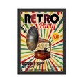 Tablou decorativ, Retro Party (35 x 45), Polistiren, Multicolor