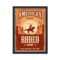 Tablou decorativ, Rodeo Show (35 x 45), Polistiren, Multicolor