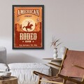 Tablou decorativ, Rodeo Show (35 x 45), Polistiren, Multicolor