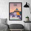Tablou decorativ, Rome (35 x 45), Polistiren, Multicolor