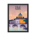 Tablou decorativ, Rome (35 x 45), Polistiren, Multicolor