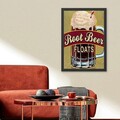 Tablou decorativ, Root Beer (35 x 45), Polistiren, Multicolor