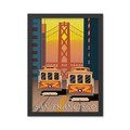 Tablou decorativ, San Francisco (35 x 45), Polistiren, Multicolor