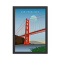 Tablou decorativ, San Francisco 2 (35 x 45), Polistiren, Multicolor