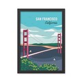 Tablou decorativ, San Francisco 3 (35 x 45), Polistiren, Multicolor