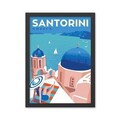 Tablou decorativ, Santorini (35 x 45), Polistiren, Multicolor