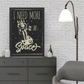 Tablou decorativ, Space (35 x 45), Polistiren, Multicolor