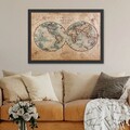 Tablou decorativ, The World (35 x 45), Polistiren, Multicolor