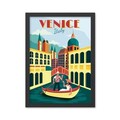 Tablou decorativ, Venice (35 x 45), Polistiren, Multicolor