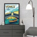 Tablou decorativ, Venice 2 (35 x 45), Polistiren, Multicolor