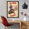 Tablou decorativ, Ciao Bello (40 x 55), MDF , 100% MDF / Ramă: 100% POLISTIREN (Grosime: 2 cm) / Imprimare digitală UV / Dimensiune: 40 x 55 cm / Produsul poate fi agățat pe perete datorită piesei din spate, Multicolor