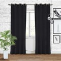 Draperie Hold Czarna Przelotki, Fashion Goods, 140x250, poliester, negru