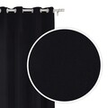Draperie Hold Czarna Przelotki, Fashion Goods, 140x250, poliester, negru