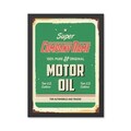 Tablou decorativ, Motor Oil (55 x 75), MDF , Polistiren, Multicolor