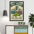Tablou decorativ, Public Transport (55 x 75), MDF , Polistiren, Multicolor