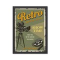 Tablou decorativ, Retro Movie 2 (55 x 75), MDF , Polistiren, Multicolor