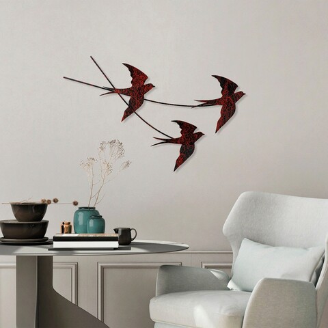 Decoratiune de perete, Wallow, Dimensiune: 42 x 70 cm, Multicolor