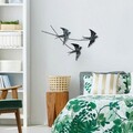 Decoratiune de perete, Wallow 3, Dimensiune: 42 x 70 cm, Multicolor